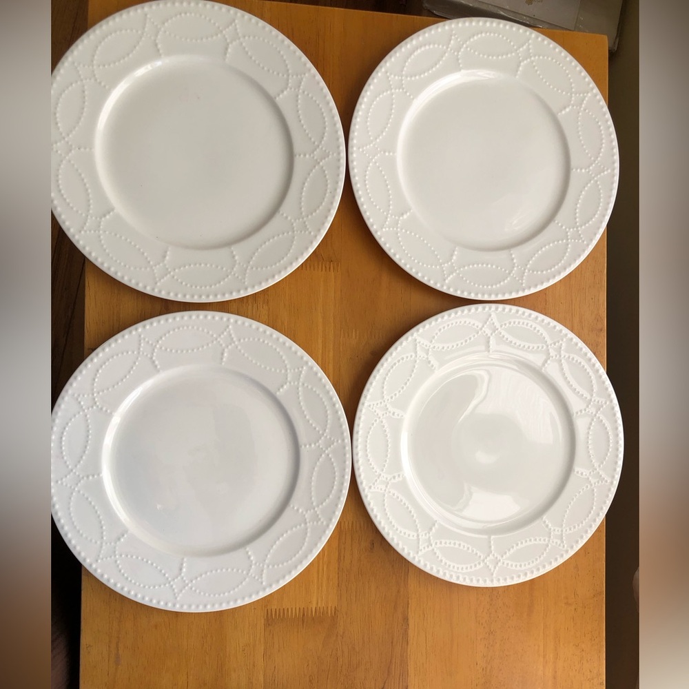 Gorham Set Of 4 Callington Fine China Dinner Plates New